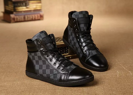 LV High-Top Fashion Men Shoes--006